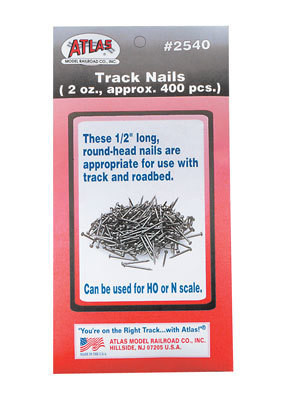 ATL2540 Track Nails -- Number 19, 1/2" Long - 2oz  56.7g