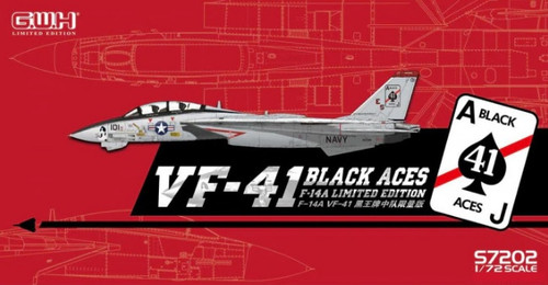 S7202 F-14A Tomcat VF-41 Black Aces [Limited Edition]