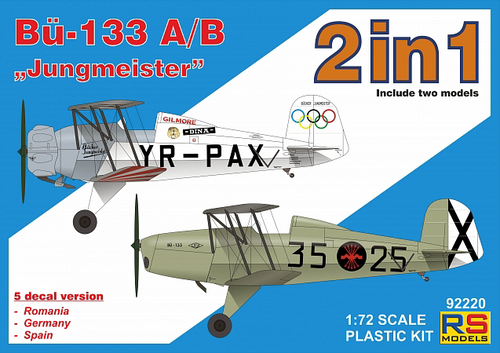 RSMI92220 Bucker Bu-133A/B "Jungmeister" 1/72