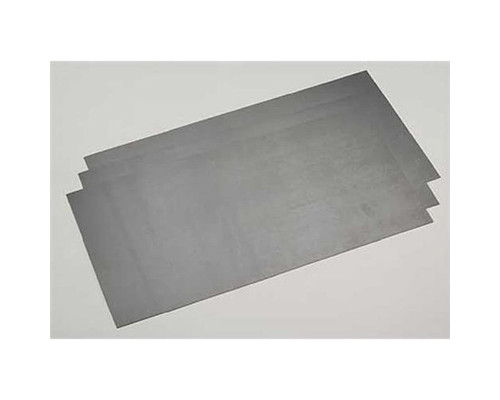 EVG9513 Black Styrene Sheets  .02 x6x12 3