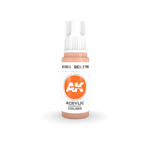 AKI11060 AK Interactive 3rd Gen Acrylic Sickly Pink 17ml