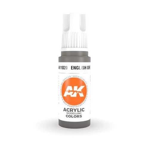 AKI11020 AK Interactive 3G Acrylic English Grey 17ml
