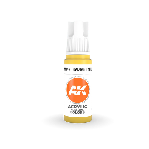AKI11046 AK Interactive 3rd Gen Acrylic Radiant Yellow 17ml