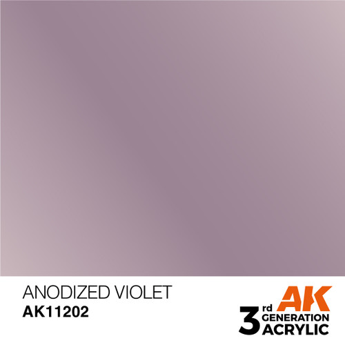 AKI11202 AK Interactive 3rd Gen Acrylic Anodized Violet 17ml at MRS Hobby Shop, Sandy Utah, 84070