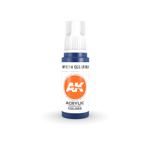 AKI11214 AK Interactive 3rd Gen Acrylic Clear Blue 17ml 8435568304475