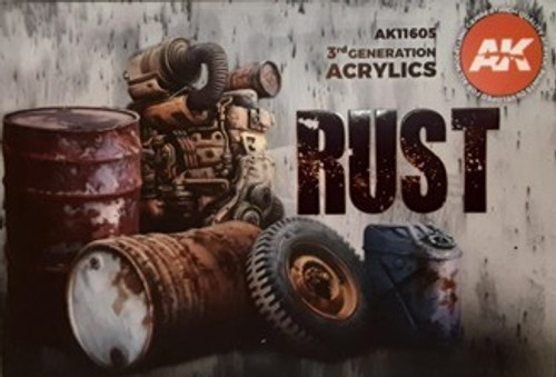 11605 Rust Acrylic Paint Set (6 Colors) 17ml Bottles 11605 Rust Acrylic Paint Set (6 Colors) 17ml Bottles