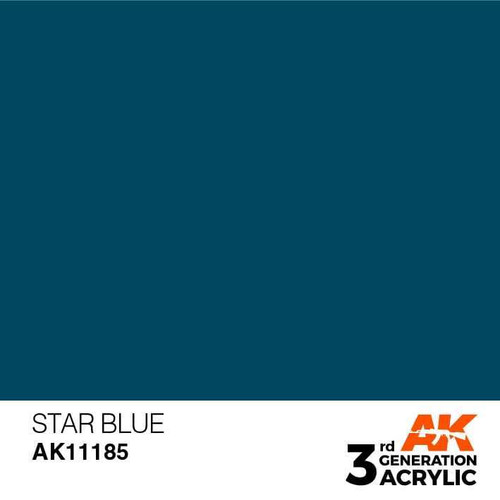 AKI11185 Star Blue 3rd Gen Acrylic 17ml