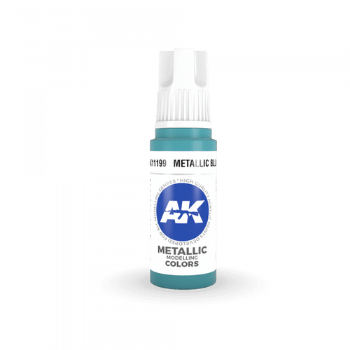 AKI11199 Metallic Blue 3rd Gen Acrylic 17ml