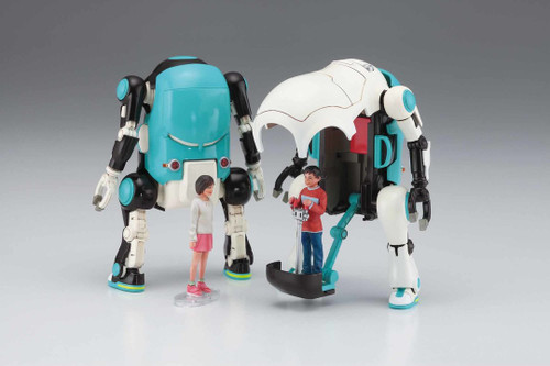 HSG64510 Hasegawa [CW10] 1/35 MechatroWeGo No.02 MILK & CACAO (Two kits in the box) 				Creator Works CREATOR WORKS SERIES