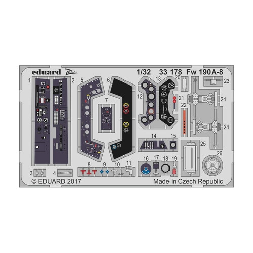 (SO) EDU33178 1:32 Eduard Color Zoom PE - Fw 190A-8 (REV kit)