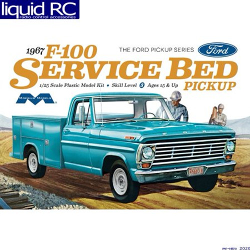 MOE1239 Ford 1967 F100 Service Bed Pickup Truck 1/25