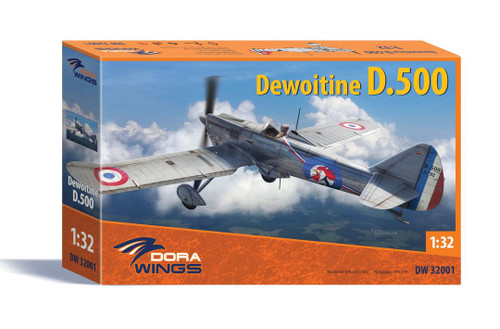 32001 Dewoitine D500 French Air Force Monoplane Fighter 1/32
