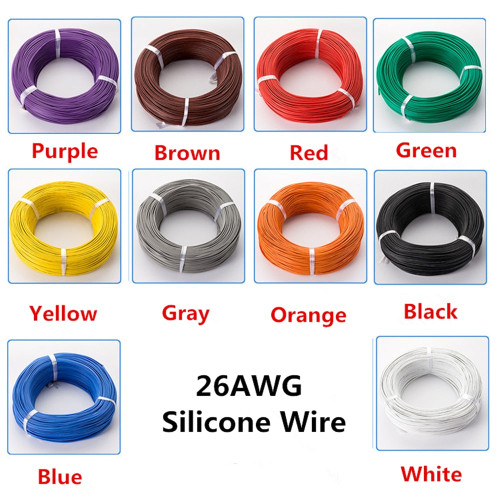 1010B Wire RED 26AWG(30/0.08) OD:1.5   1m