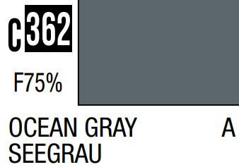 GNZC362 Ocean Gray (flat 75%) - Gunze Sangyo Mr Color Paint Line 10ml