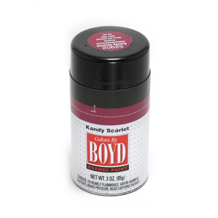 52902 Boyd Spray Enamel 3oz Kandy Scarlet