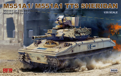 5020 M551A1/A1TTS Sheridan 1/35 model tank kit 5020 M551A1/A1TTS Sheridan 1/35 model tank kit