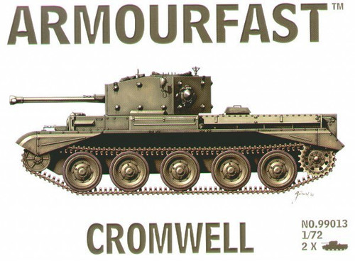 99013 Cromwell tanks 1/72 Pack includes 2 snap together tank kits