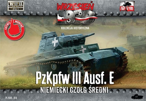 014 WWII PzKpfw III Ausf E German Medium Tank 1/72