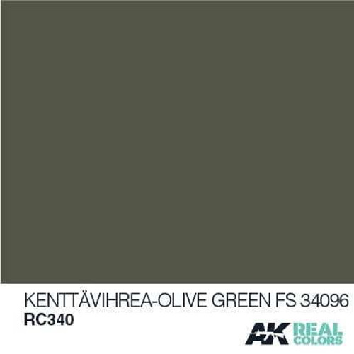 (D) AK Interactive RC340 Real Colors Kentt?vihre?-Olive Green FS 34096 model paint 10ml at MRS Hobby Shop Sandy, Utah, 84070 (D) AK Interactive RC340 Real Colors Kentt?vihre?-Olive Green FS 34096 model paint 10ml at MRS Hobby Shop Sandy, Utah, 84070