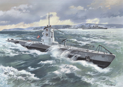 S.009 U-Boat Type IIB (1939), German Submarine 1/144