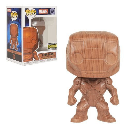 36579 Iron Man Wood Deco Pop! Vinyl Figure - Entertainment Earth Exclusive 36579 Iron Man Wood Deco Pop! Vinyl Figure - Entertainment Earth Exclusive