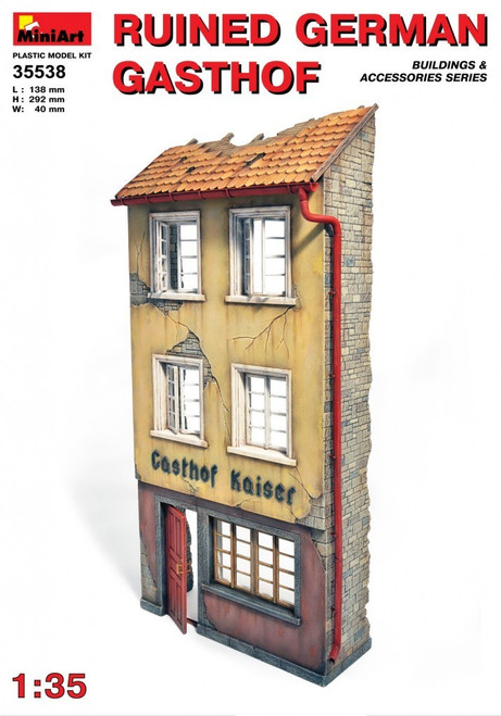 35538 Ruined German Gasthof 1/35