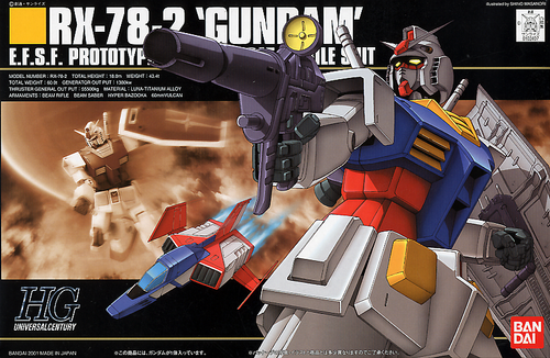 5060780 RX-78-2 Gundam HGUC 1/144