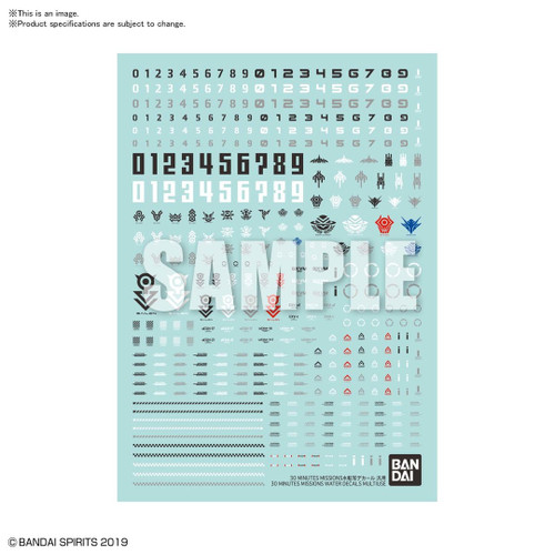 2553520 30 MINUTES MISSIONS WATER DECALS MULTIUSE ①