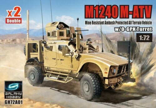 M1240 M-ATV MRAP All Terrain Vehicle w/ O-GPK Turret 1/72 M1240 M-ATV MRAP All Terrain Vehicle w/ O-GPK Turret 1/72