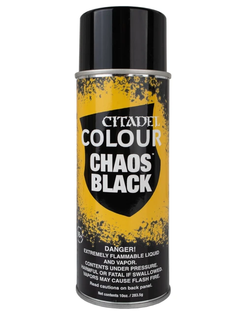 GW62-02 SPRAY : CHAOS BLACK 9.9oz  280g Citadal Colour *