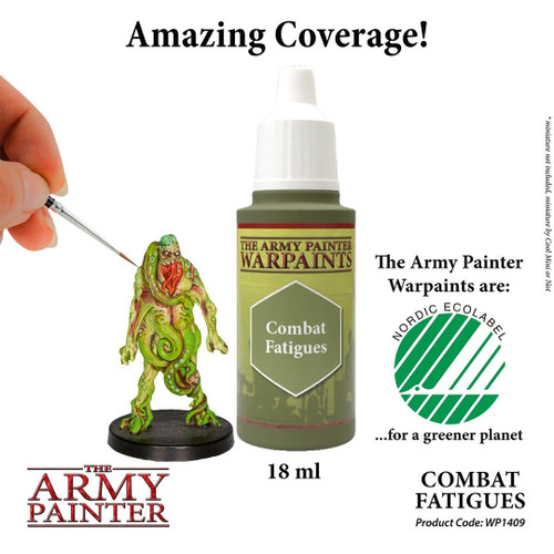 ARMWP1409 Combat Fatigues - Acrylic Paint for Miniatures in 18 ml Dropper Bottle
