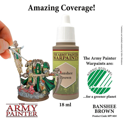 ARMWP1404 Banshee Brown - Acrylic Paint for Miniatures in 18 ml Dropper Bottle