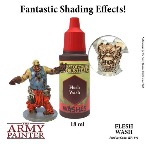 ARMWP1143 Flesh Wash  - Acrylic Paint for Miniatures in 18 ml Dropper Bottle ARMWP1143 Flesh Wash  - Acrylic Paint for Miniatures in 18 ml Dropper Bottle