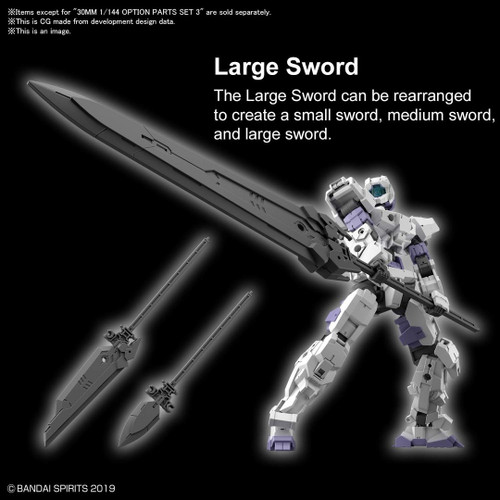 BAN2530642 Bandai Spirits 30 Minute Missions #09 1/144 Option Parts Set 3
