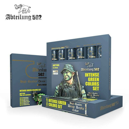 1166 Intense Green Acrylic Paint Set (6 Colors) 20ml Tubes 1166 Intense Green Acrylic Paint Set (6 Colors) 20ml Tubes