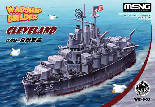 WB07 Warship Builder USS Cleveland, Cartoon Model