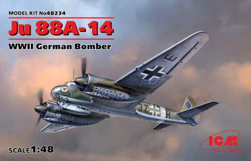 48234 Ju 88A-14, WWII German Bomber 1/48