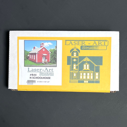 844  N Schoolhouse - Laser-Art -- Kit - 4-1/2 x 1-1/2 x 2