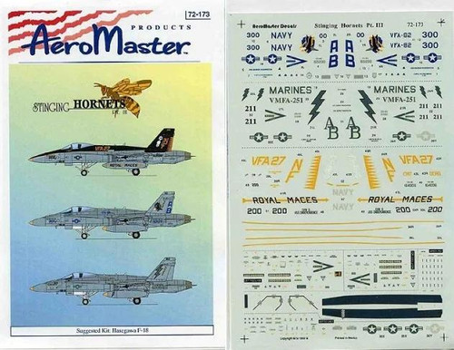72173 1/72 Stinging Hornets Pt III