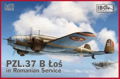72516 PZL 37B Los II Romanian Service 1/72