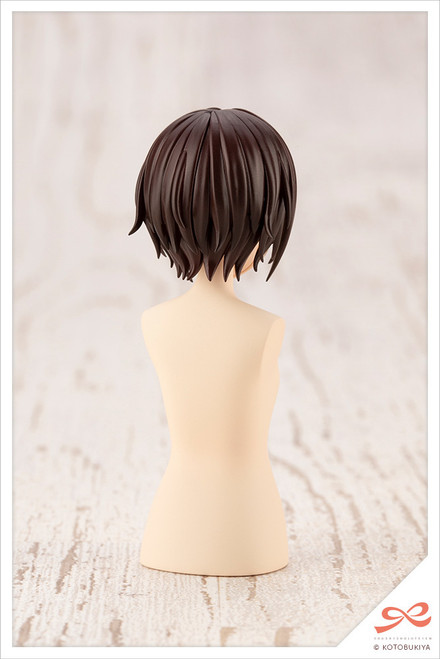 KBYJK012  SOUSAI SHOJO TEIEN AFTER SCHOOL SHORT WIG TYPE: A [WHITE & CHOCOLATE BROWN]