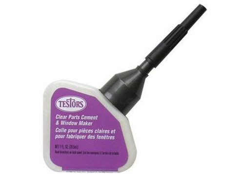 TES281217 Clear Parts Cement with Applicator 1oz
