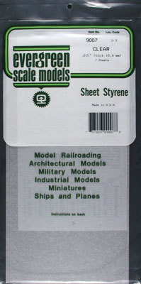 EVG9007 Clear Sheet .015 x 6 x 12 (2)