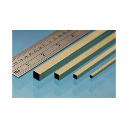SSB3M 3.2mm  x 3.2mm x 12in (3) Square Brass Tube