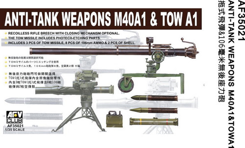 35021 Anti-Tank Weapons M40A1 & TOW A1