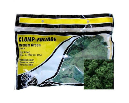 WOOFC683  Clump-Foliage Bag  Med Green 55ci