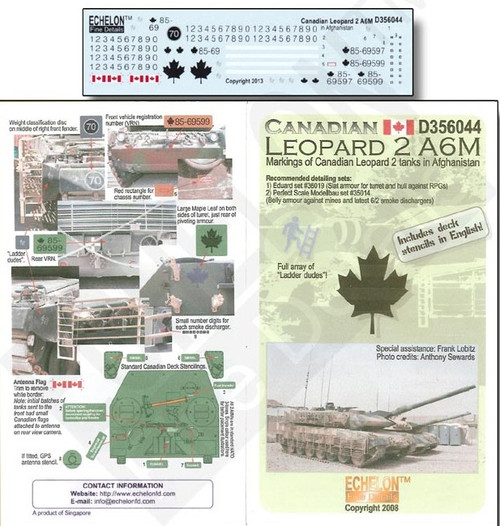 HBB82458 Leopard 2A6M CAN 1/35