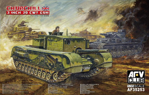 35253 British Churchill Tank w/3 inch 20CWR Gun