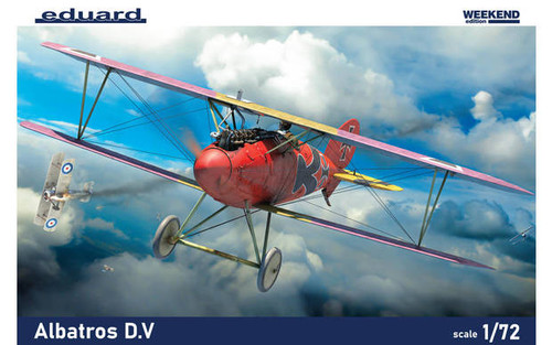 EDU7406  Albatros D.V Weekend edition kit of German WWI fighter plane