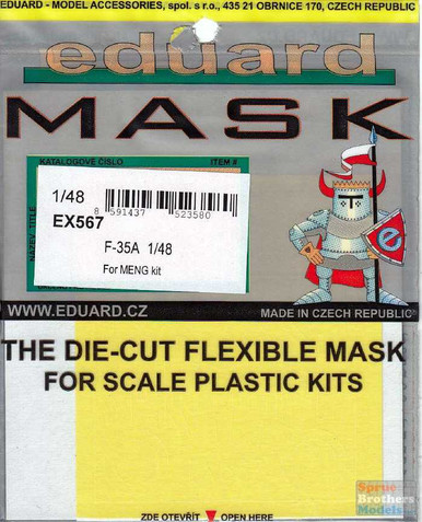 EDUEX567 Mask F35A for MGK 1/48